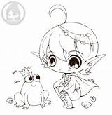 Pages Coloring Chibi Yampuff Elf Book Colouring Deviantart Annabelle Girls Frog Anime Lineart Chibis Kids Drawing Drawings Cute Books Cupcake sketch template