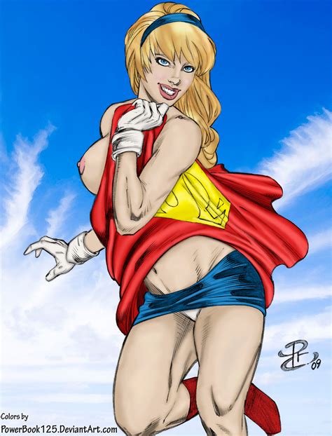 cute supergirl pinup renato camilo erotic art superheroes pictures pictures sorted by