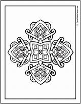 Celtic Coloring Pages Cross Recovery Adult Printable Irish Getcolorings Gaelic Scottish Colorwithfuzzy Color St Print Getdrawings Ornate sketch template