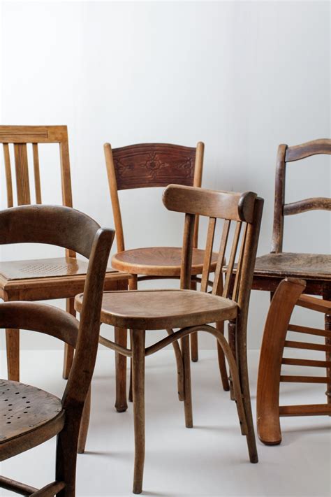 wooden dining chairs carlos vintage brown mismatching gotvintage rental event design