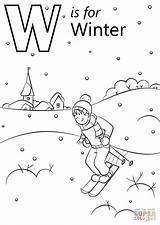 Coloring Winter Letter Pages Printable Preschool Alphabet Supercoloring Worksheets Kids Choose Board Bible Drawing Crafts Super sketch template