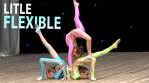amazing female acrobats little flexible contortionists at the zirka