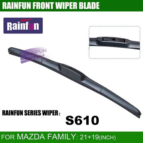 rainfun dedicated car wiper blade  mazda family natural rubber car wiper auto soft