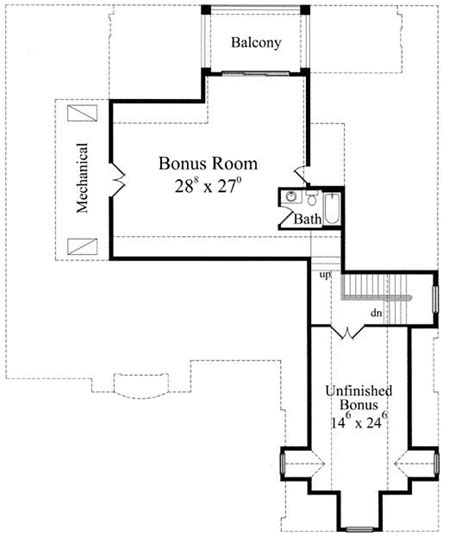 plan mj huge bonus room bonus room gathering room house plans