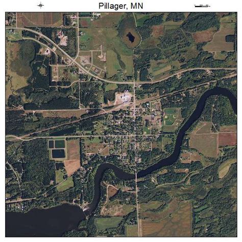 aerial photography map  pillager mn minnesota