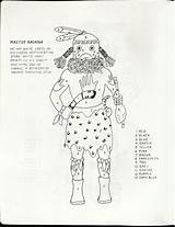 1986 Kachina Coloring sketch template