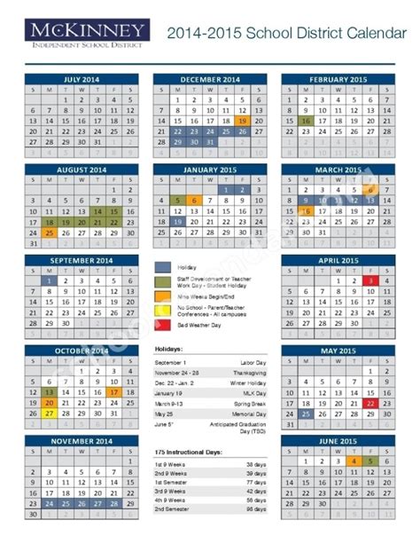 frisco isd   calendar  calendar printable