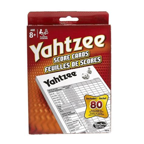 yahtzee score card sheets refill yahtzee score card yahtzee cards
