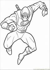 Coloring Power Rangers Thunder Dino Pages Popular sketch template