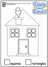 Worksheets Tracing Counting Teachersmag sketch template