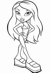 Coloring Bratz Pages Suit Bathing Kids Bikini Printable Drawing Baby Yasmin Coloring4free Colouring Sheets Color Doll Dolls Colour Swim Books sketch template