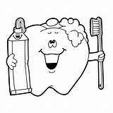 Brushing Toothbrush Toothpaste Clipartmag sketch template