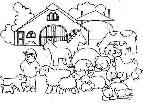 farm coloring pages  coloring pages  kids farm coloring