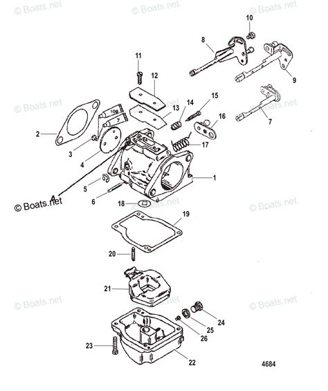 mercury outboard hp oem parts diagram  carburetor boatsnet