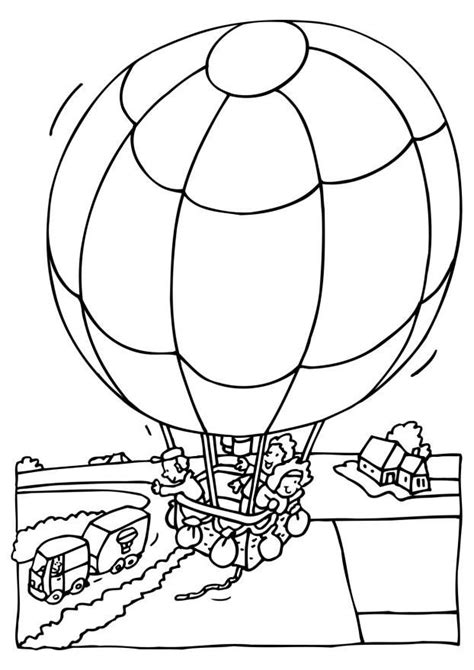 coloring pages hot air balloon coloring pages hot air balloon design