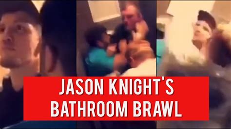 Ufc Vet Jason Knight S Bathroom Brawl Multiple Angles Youtube