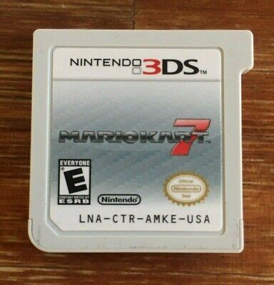 mario kart  nintendo ds  game cartridge  tested