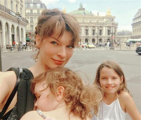 regrann from millajovovich me and my gorgeous girls walking around paris on my day off it s