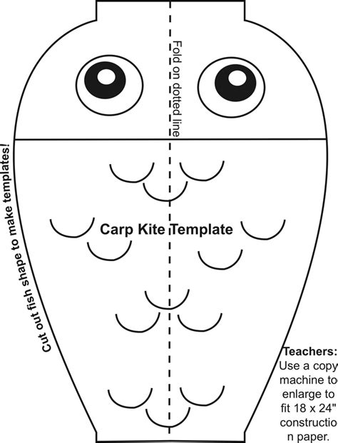carp kite template  kb  pages kite template