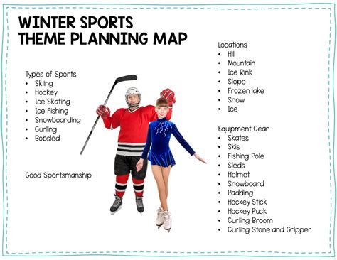 preschool winter sports activities pre  printable fun