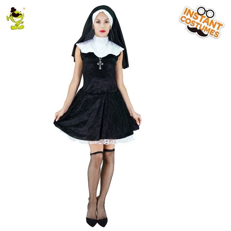 buy adult naughty nun costume carnival role play sexy