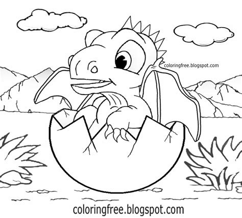 printable dragon coloring  kids fantasy pictures drawing ideas