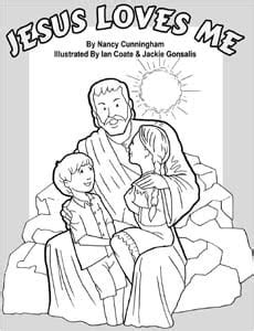 jesus loves  coloring book basic training bible ministries
