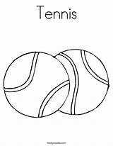 Tennis Coloring Balls Pages Ball Fun Drawing Ping Pong Kids Print Printable Outline Color Sports Baseball Getdrawings Twistynoodle Ll Noodle sketch template