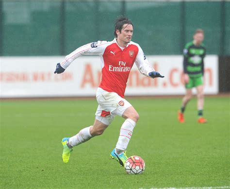 tomas rosicky plays for arsenal under 21s against swansea daily star