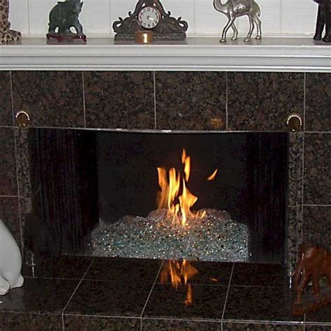 Picture 30 Of Fireplace With Fire Crystals Fireplace Fire Glass