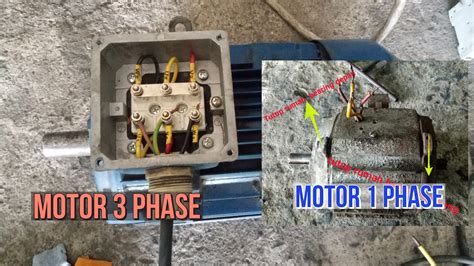 perbedaan motor listrik  phase  motor  phase fase maintenance workshop