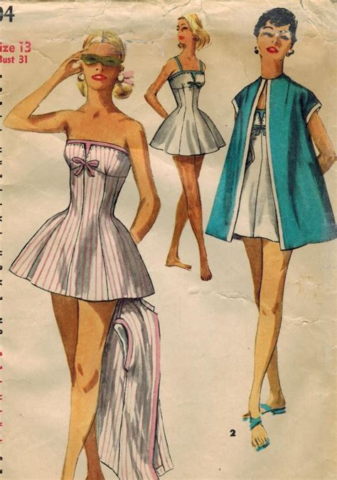 1950s simplicity 1604 uncut vintage sewing by midvalecottage vintage sewing patterns vintage