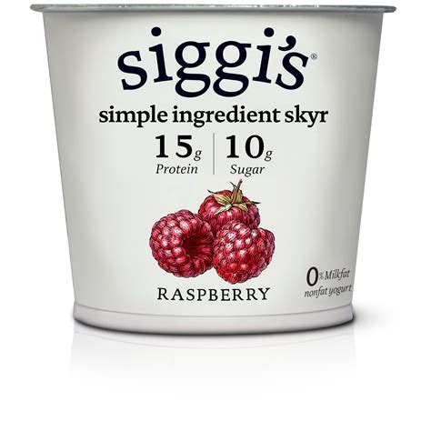 siggis icelandic yogurt oz cupnfraspberry