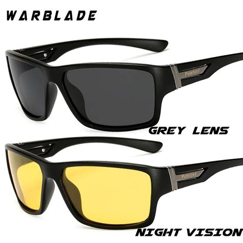 warblade night vision sunglasses for men uv400 protection
