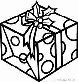 Presents Christmas Gift Coloring Pages Clipartmag Clipart Drawing sketch template