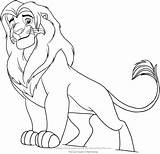 Simba Garde Disegno Leone Stampare Kolorowanki Coloriages Cartonionline Kleurplaten Guardia Impressionante León Straz Lwia sketch template