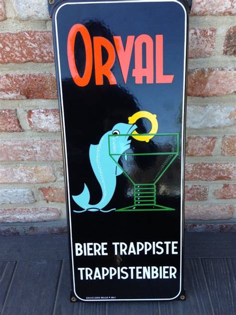 emaille reclamebord orval catawiki