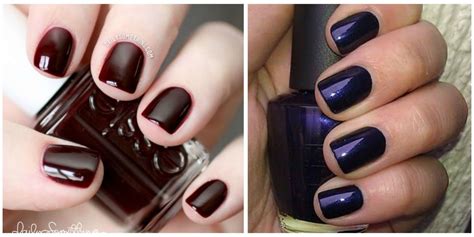 best dark nail polish colors nail polish for fall and winter 2016 woman s day