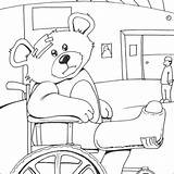Hospital Bear Teddy Colouring Pages Poorly Drawing Building Coloring Hopital Coloriage Template 3d Getdrawings Print sketch template