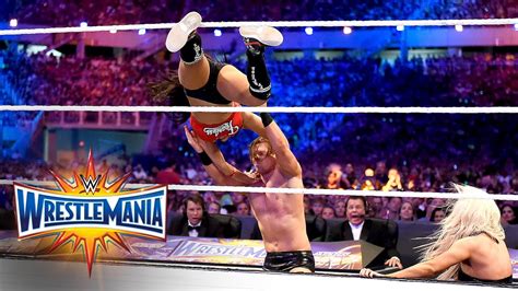 John Cena And Nikki Bella Vs The Miz And Maryse Wrestlemania