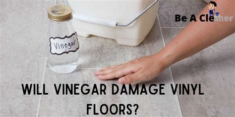 clean vinyl floors  vinegar   cleaner