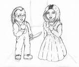 Chucky Tiffany Drawing Coloring Pages Drawings Large Getdrawings Template Sketch sketch template