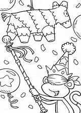 Coloring Pinata Pages Fiesta Mayo Cinco Birthday Dora Explorer Sheets Print Colouring Kids Library Mexican Color Printable Childrens Printables Clipart sketch template
