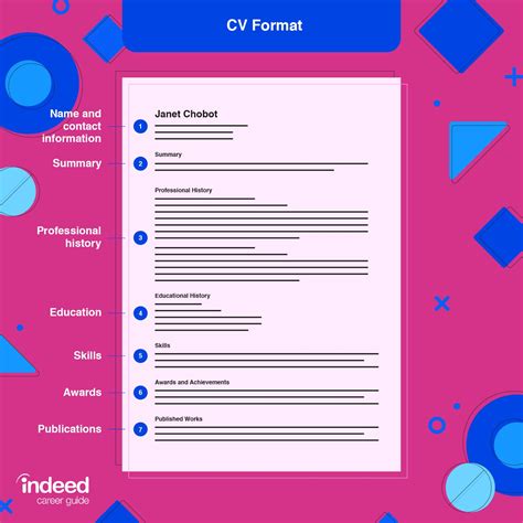 curriculum vitae cv format guide examples  tips