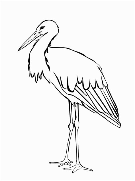 storks coloring pages
