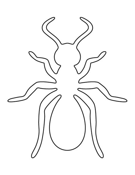 bug template printable