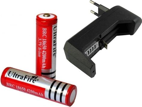 ultrafire oplaadbare    mah batterijen batterij oplader bol