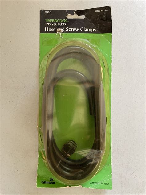 gilmour spray  sprayer repair parts hose  screw clamps    usa  ebay