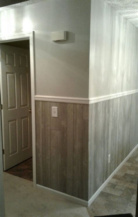Wood panel for half wall | Home in 2019 | Pinterest | Half