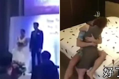 groom ‘plays video of cheating bride in bed with brother in law at their wedding in front of